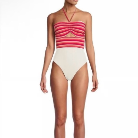 NWT L*Space Paloma Striped Crop Top in Size Small - Picture 5 of 9